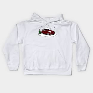 Snowy Square Kids Hoodie